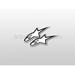 Alpinestars 'a' Logo Stickers Available in a Choice of Colours